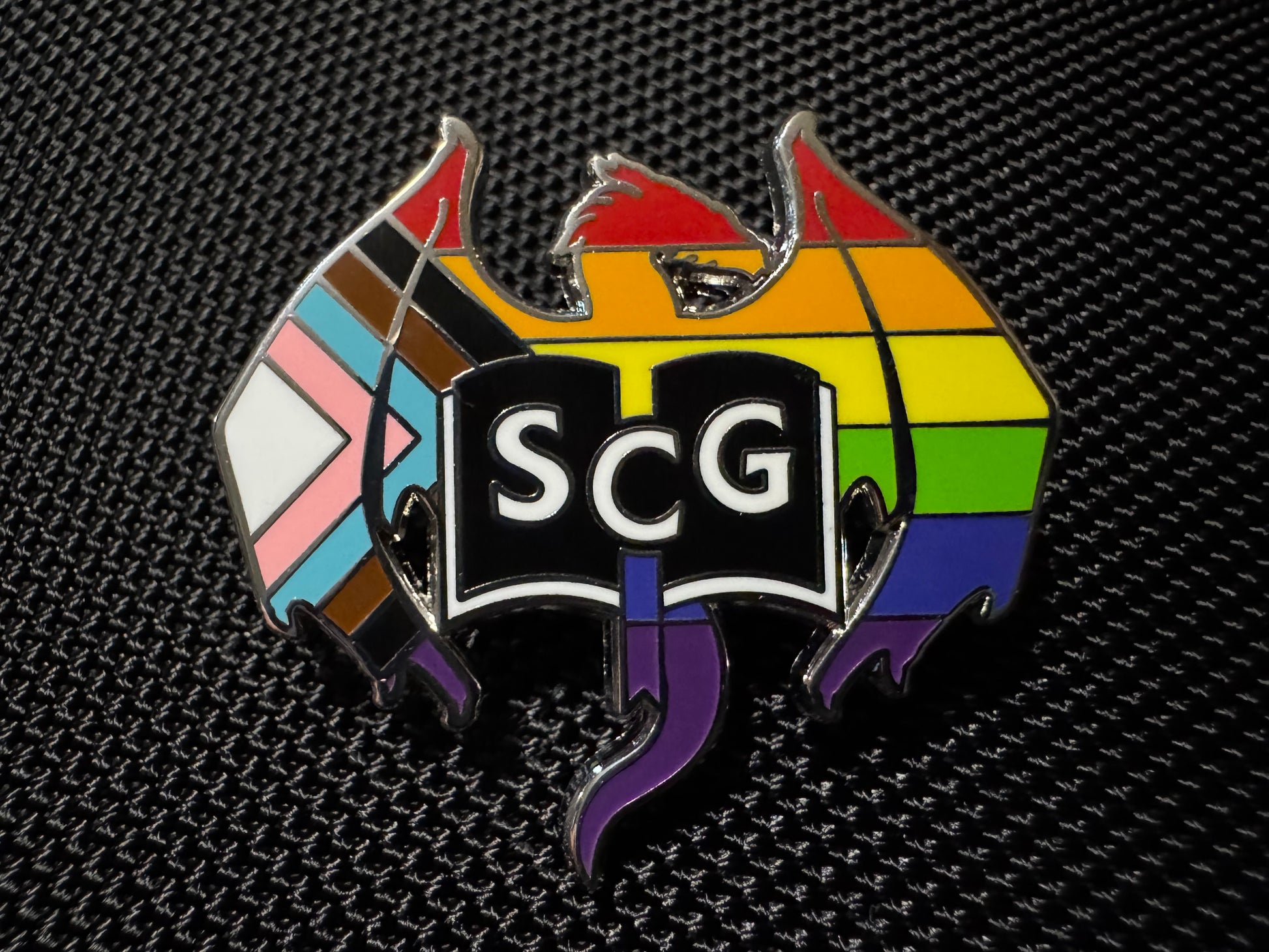 SCG Pride enamel pin